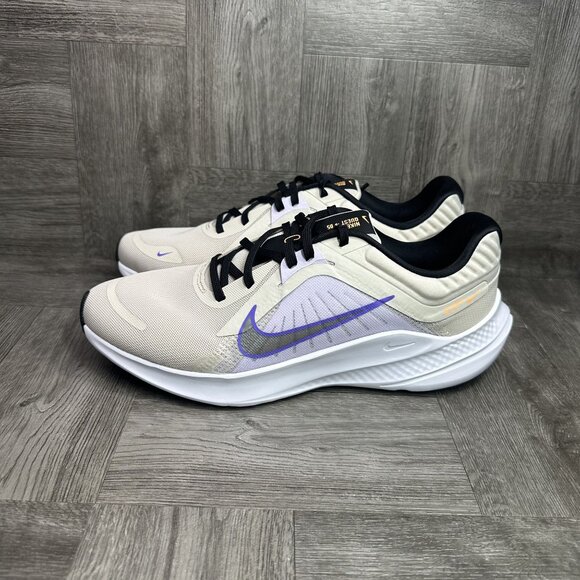 RARE Nike Athletic Shoes in feminine Cream and Lavender Purple details. Mint - Picture 5 of 7